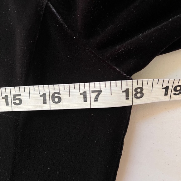 Saks Fifth Avenue Evening Blazer Jacket Women Small Black Velvet Floral Lining - Picture 6 of 8